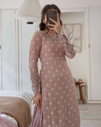 Designer Embroidered Sharara set with Organza Dupatta for Weddings