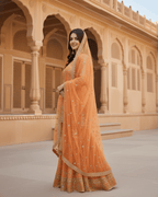 Premium Georgette Sharara Set with Sequins Work – Perfect for Diwali &amp; Weddings