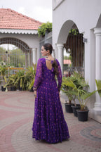 Navratri Special Women's Traditional Ethnic Long Gown for Garba Night