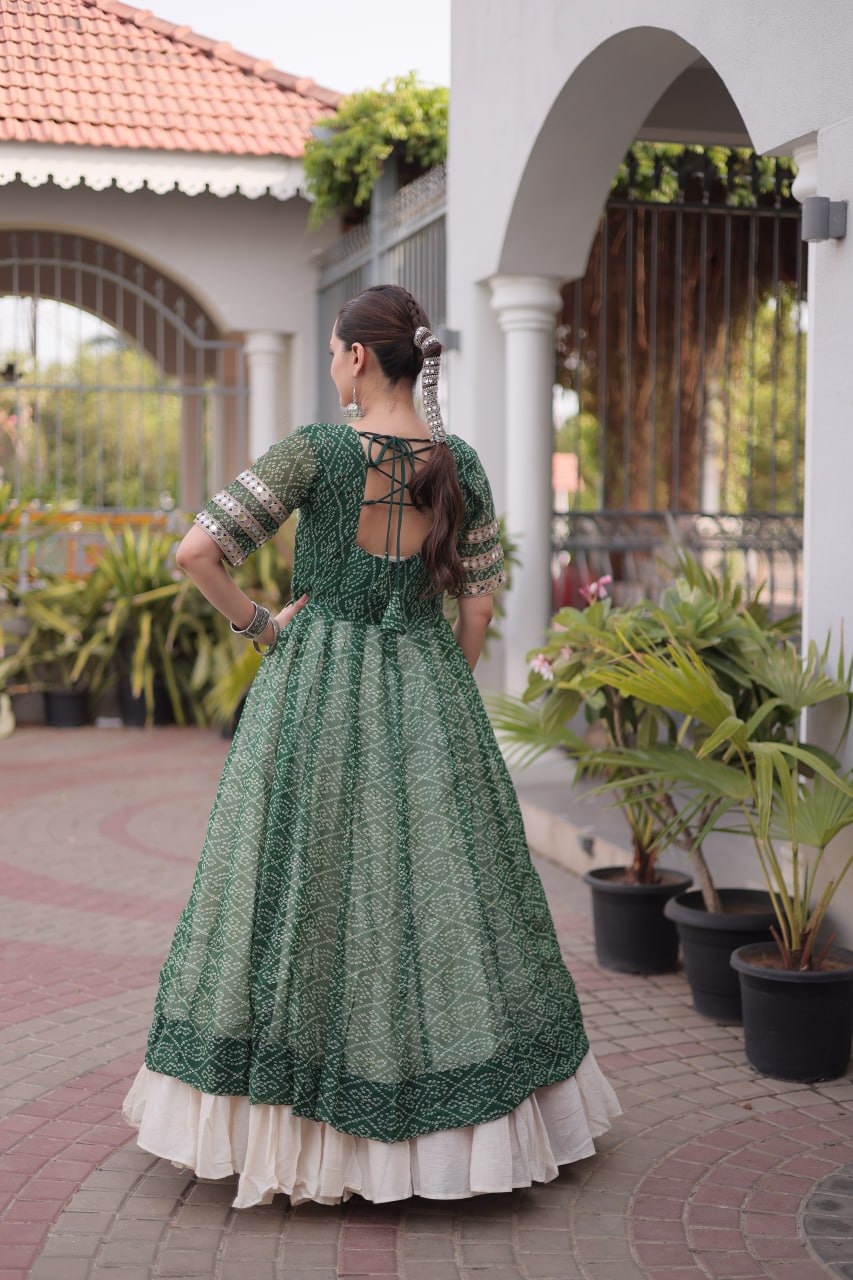 Navratri Special Designer Kurti With Lehenga for Women - Traditional Garba Wear