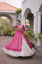 Navratri Special Designer Kurti With Lehenga for Women - Traditional Garba Wear