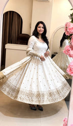 Designer Ready to Wear Anarkali Gown, Pant With Dupatta- Wedding & Festive Wear