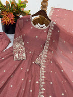 Designer Ready to Wear Anarkali Gown, Pant With Dupatta- Wedding & Festive Wear