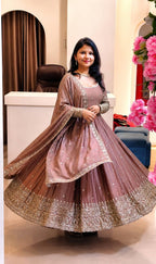 Designer Ready to Wear Anarkali Gown, Pant With Dupatta- Wedding & Festive Wear