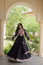 Garba Special Ethnic Top(Shrug) Lehenga with Dupatta -Traditional Dandiya Dance Outfit