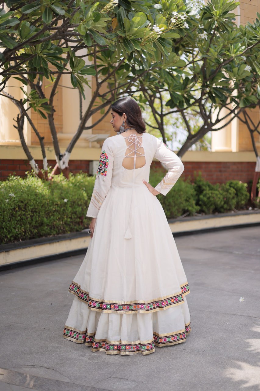 Garba Special Ethnic Top(Shrug) Lehenga with Dupatta -Traditional Dandiya Dance Outfit