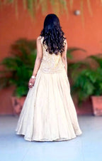 Classic Vichitra Silk Lehenga Choli Set with Heavy Embroidery Finish