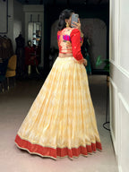 Royal Look Paithani Lehenga with Stitched Blouse & Koti