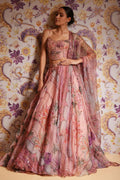Taby Silk Lehenga Choli Set | Hand Mirror Work | Sequence & Embroidery