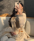 Eid Wear Designer Satin Silk Sharara Outfit