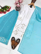 Premium Faux Georgette Ethnic Palazzo Set for Women Festive Fashion