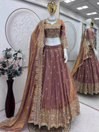 Premium Party Wear Lehenga Choli with Sequence Embroidered Dupatta