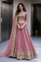 Occasion Ready Fandy Silk Lehenga Choli with Rich Embroidery