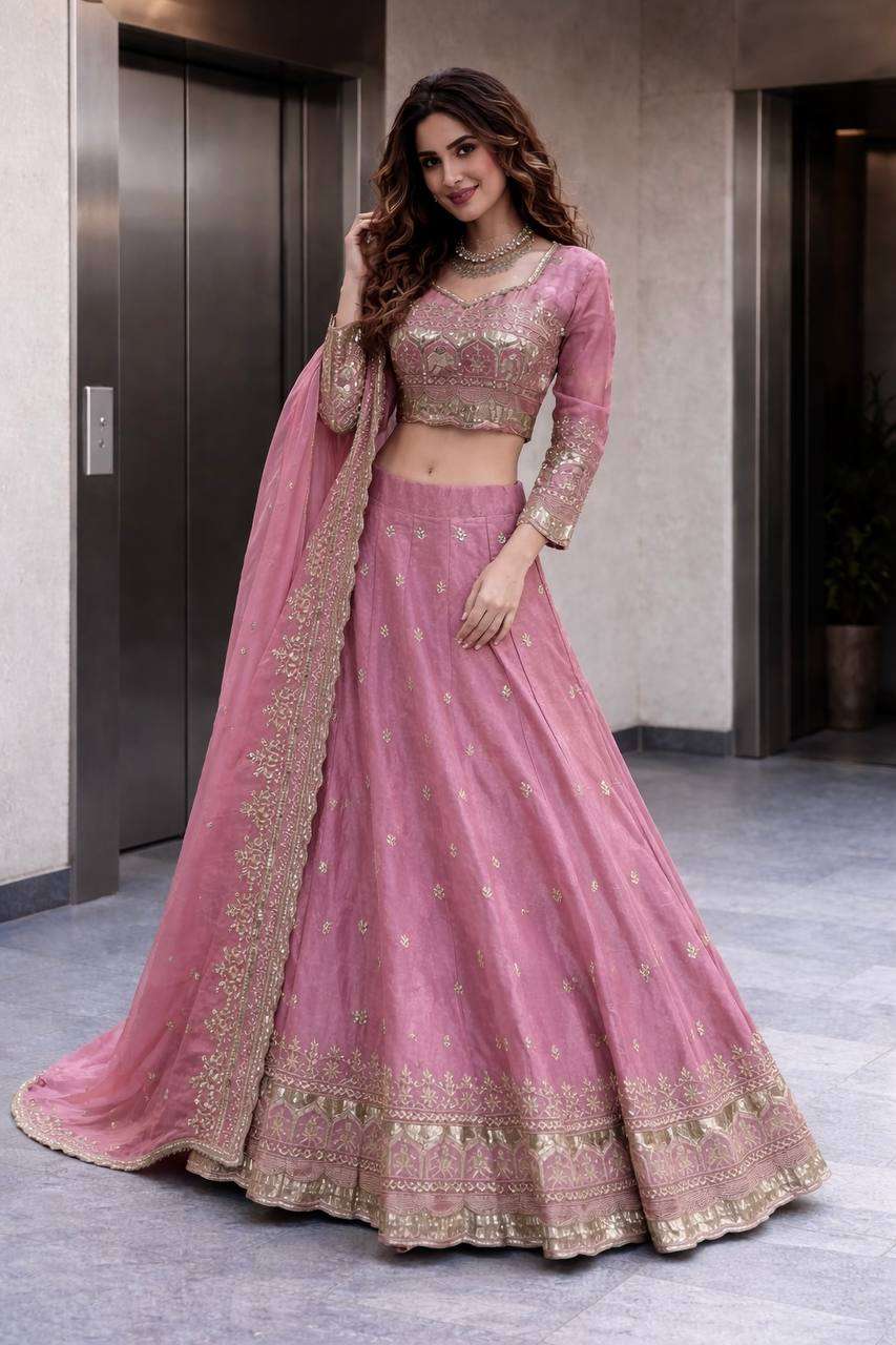 Occasion Ready Fandy Silk Lehenga Choli with Rich Embroidery