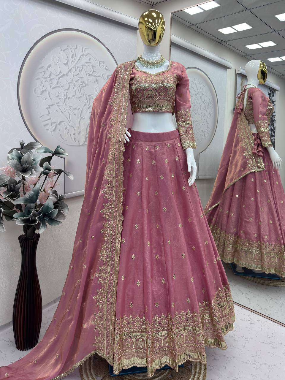 Occasion Ready Fandy Silk Lehenga Choli with Rich Embroidery