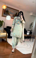 Occasion Ready Designer Dhoti Salwar Suit with Dupatta