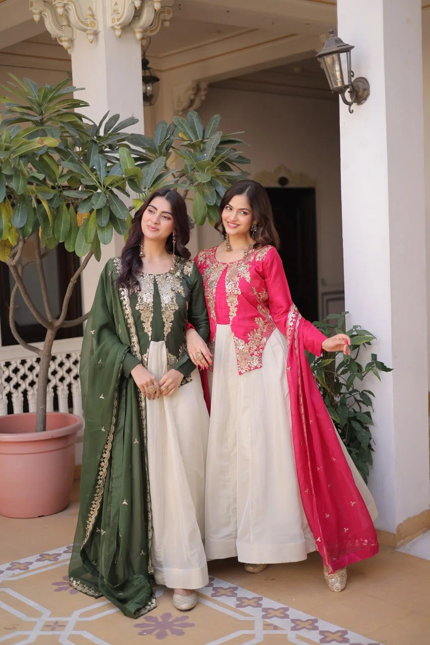 Occasion Ready Designer Roman Glass Gown Outfit
