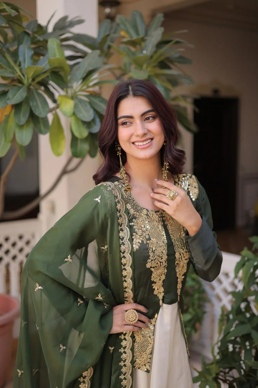 Occasion Ready Designer Roman Glass Gown Outfit