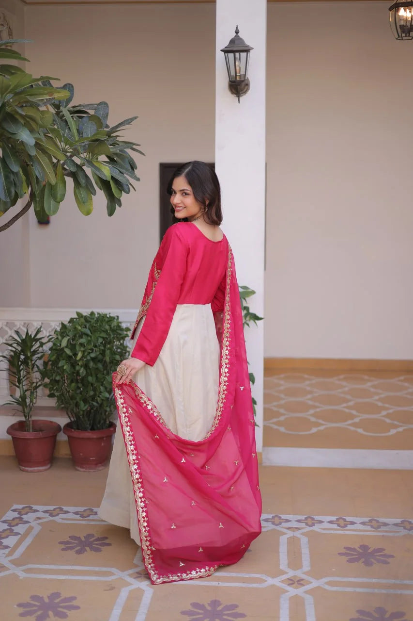 Occasion Ready Designer Roman Glass Gown Outfit