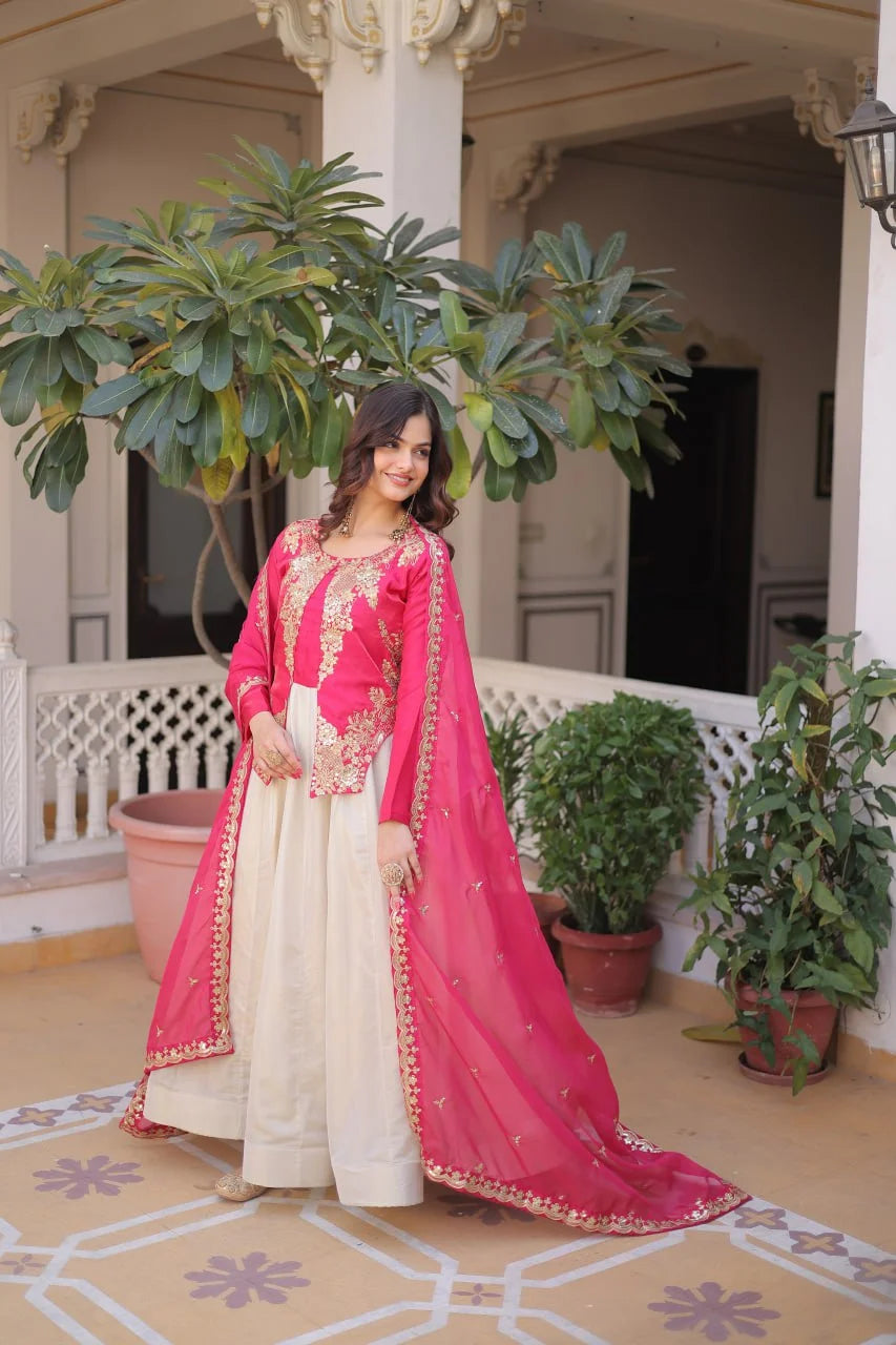 Occasion Ready Designer Roman Glass Gown Outfit