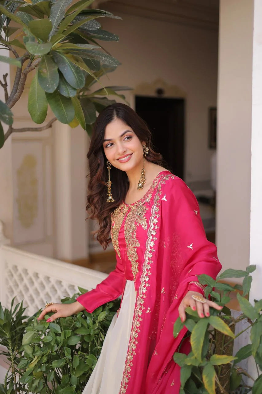 Occasion Ready Designer Roman Glass Gown Outfit