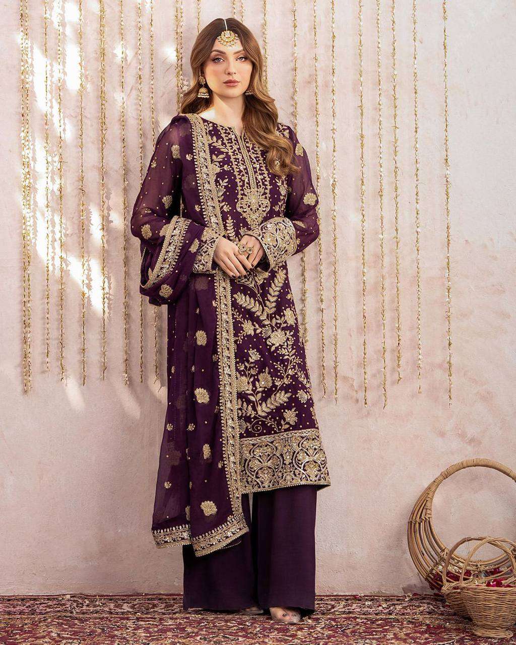Elegant Kurta Plazzo Dupatta Set – Trending Party Wear