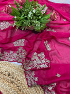 Rangoli Silk Saree with Fancy Jari & Sequence Embroidery