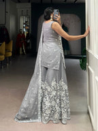 Premium Sequence & Thread Embroidery Suit Set