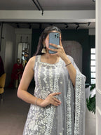 Premium Sequence & Thread Embroidery Suit Set