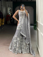 Premium Sequence & Thread Embroidery Suit Set
