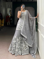 Premium Sequence & Thread Embroidery Suit Set