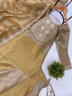 Royal Banarasi Elegance: Pure Viscose Lehenga with Embroidered Skirt & Silk Dupatta