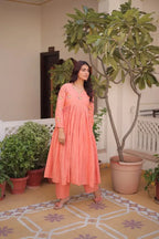 Daily Wear Cotton Kurti Set with Delicate Embroidered Work