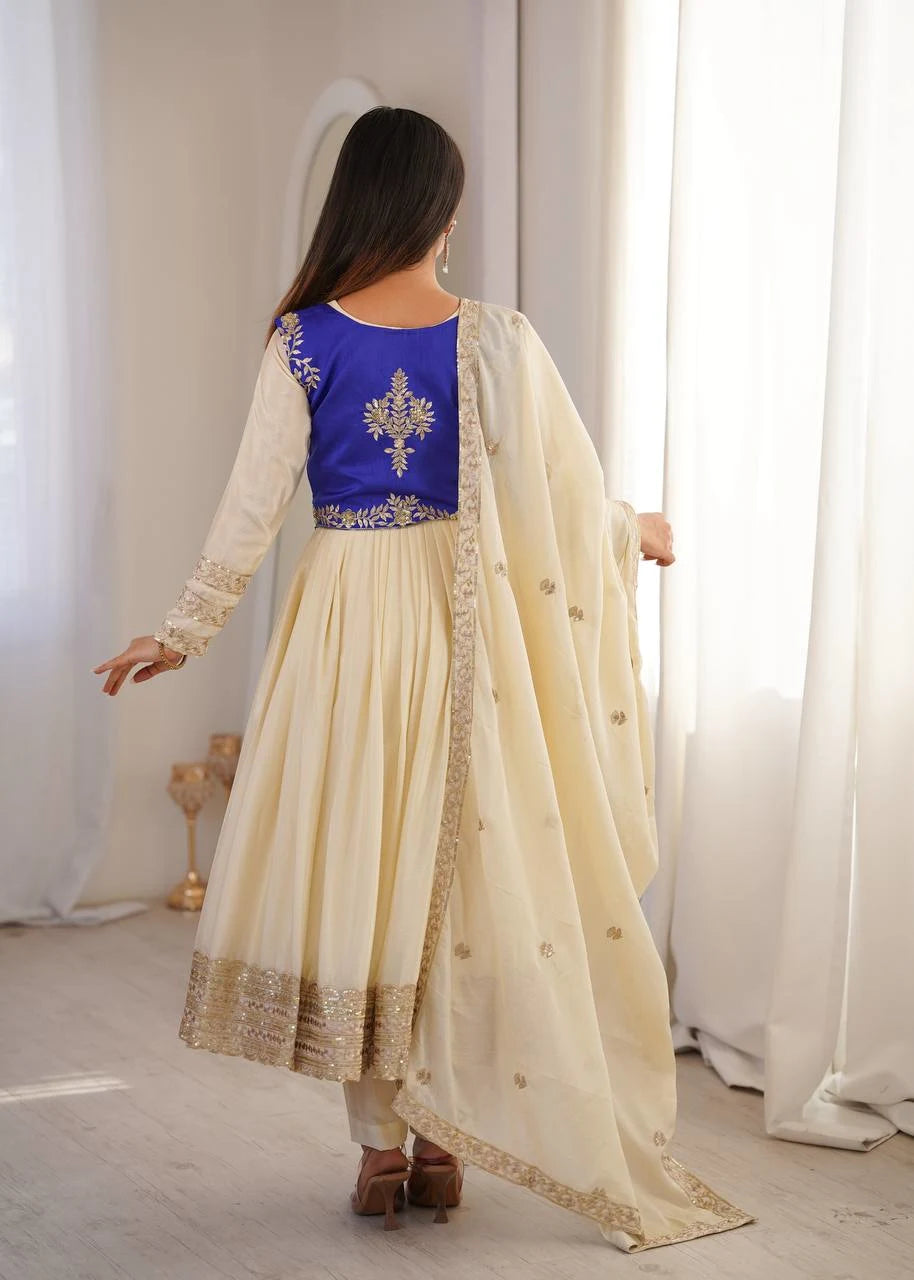 Wedding & Festive Special Anarkali Koti Pent with Rich Embroidery Dupatta