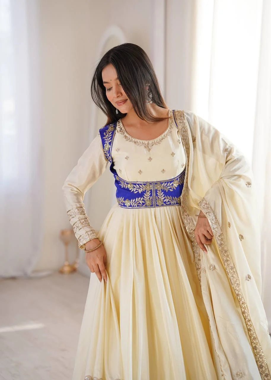 Wedding & Festive Special Anarkali Koti Pent with Rich Embroidery Dupatta