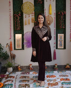 Velvet Frontâ€“Back Sequence Embroidery Set