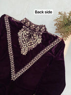 Velvet Frontâ€“Back Sequence Embroidery Set