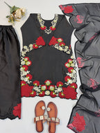 Embroidered Farshi Salwar Suit For Women - Festive And Traditional Wear