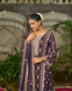 Heavy Sequence Chinnon Set with Dupatta
