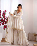 Women’s Sharara Plazzo Set – Mirror Handwork Style
