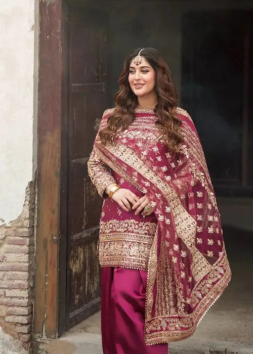 Elegant Statement: Thread, Sequence & Coding Dori Work Farshi Salwar Suit Set