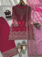 Elegant Statement: Thread, Sequence & Coding Dori Work Farshi Salwar Suit Set
