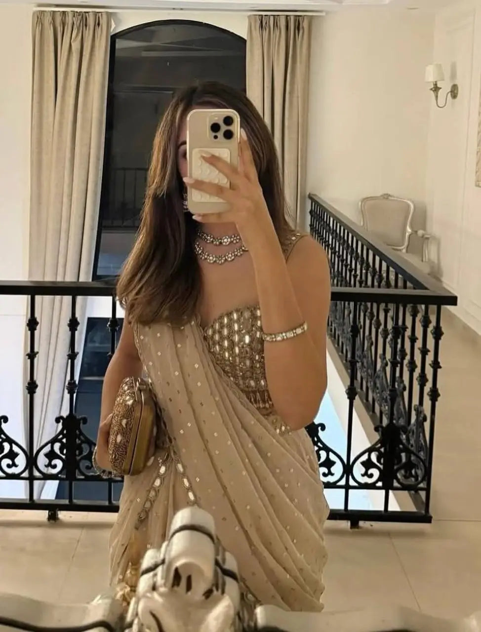 Party Perfect: Georgette Lehenga Saree Set
