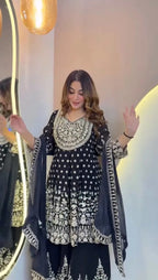 Sparkle Vibes: Sequence Top Lehenga With Dupatta Outfit