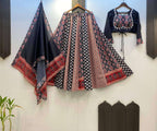 Printed Rayon Lehenga & Blouse â€“ Black Beauty Special