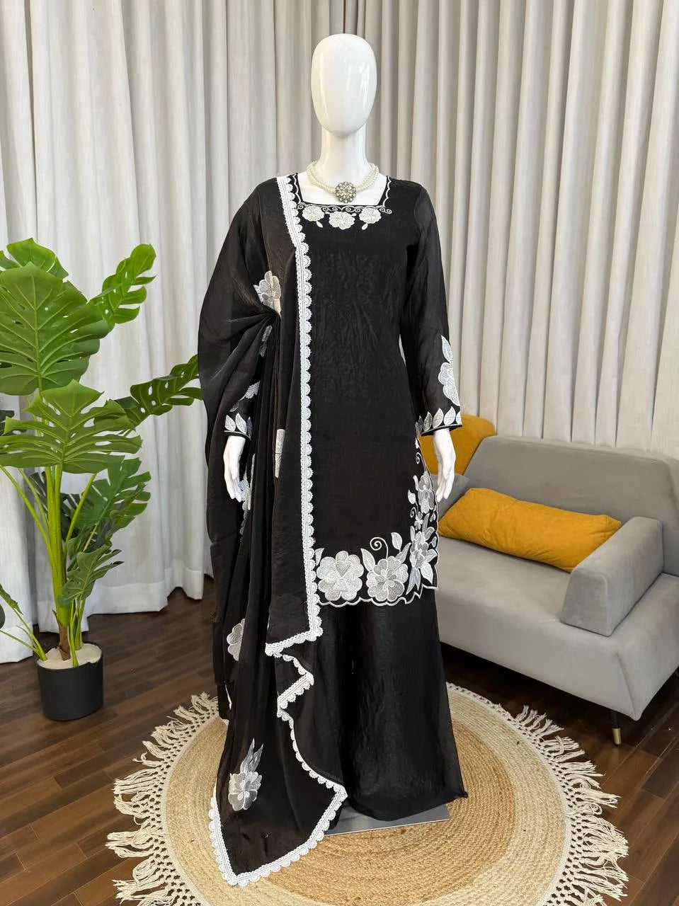 Effortless Elegance: Silk Sequence 3-Piece Set