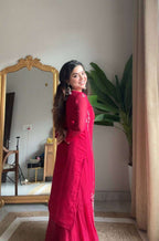 Sharara Magic – Exclusive Georgette Suit with Dupatta Pair