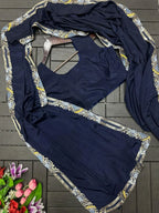 Designer Ready-to-Wear Saree with Embroidered Jacket & Blouse