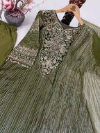 Luxury Embroidered Top & Plazzo Set with Fancy Patch Work Dupatta