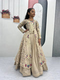 Premium Vichitra Silk Top Lehenga Set for Girls with Heavy Embroidery